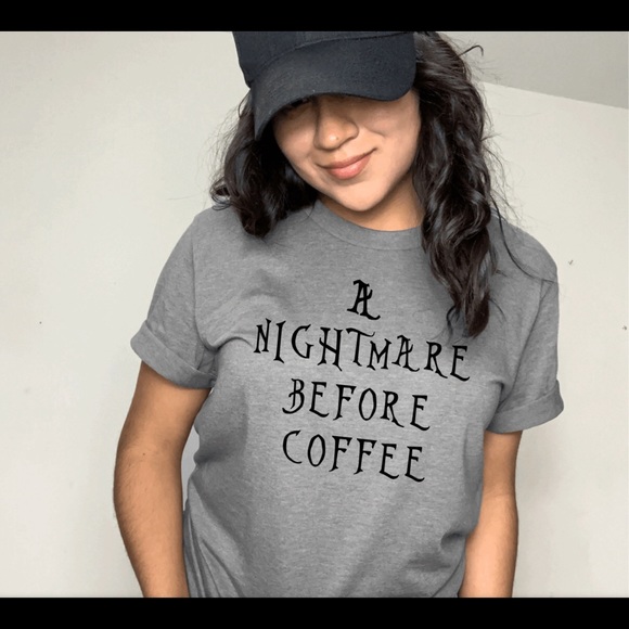 A Nightmare Before Coffee Tee - Picture 3 of 5